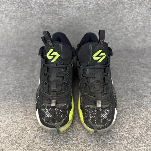 ✅Nike Air Jordan Luka 2 TB Men's Size 9.5 Black Volt Basketball Shoes Sneakers - Picture 6 of 10